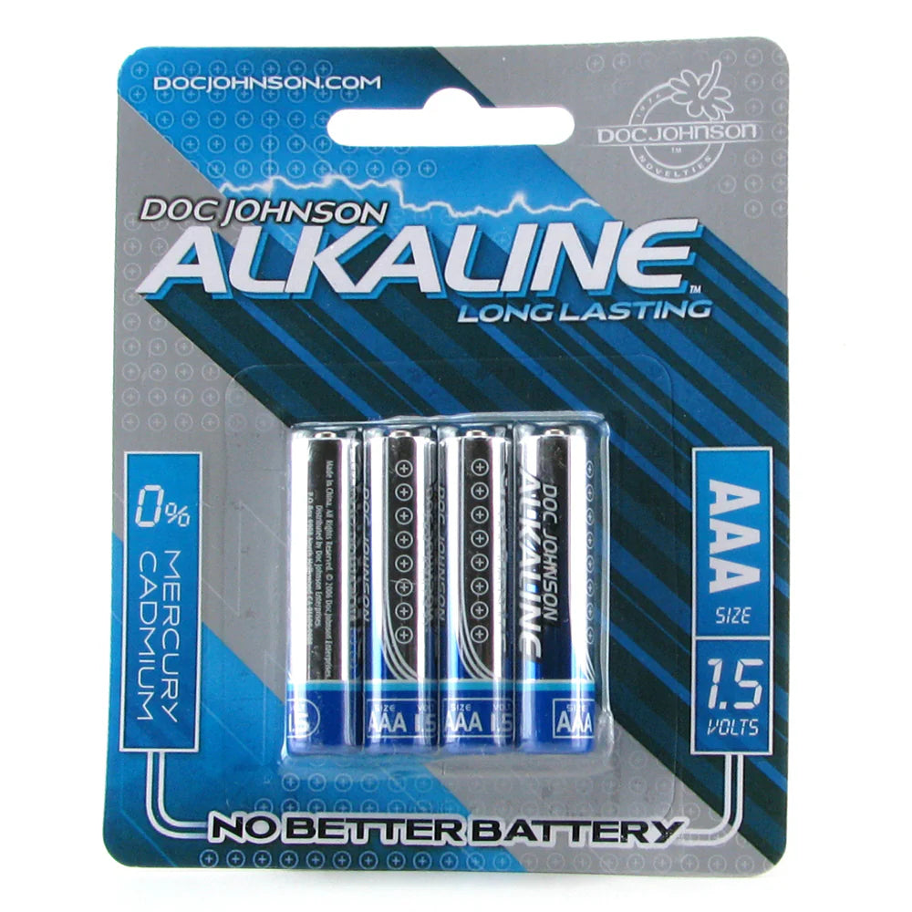 Doc Johnson Alkaline AAA Batteries (4-Pack) β Long-Lasting Power π