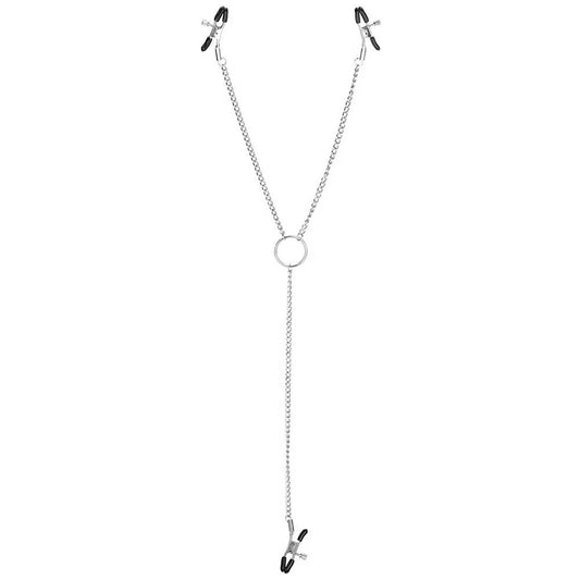 Nipple Play Triple Intimate Clamps (Silver) – Three Points of Pleasure ✨