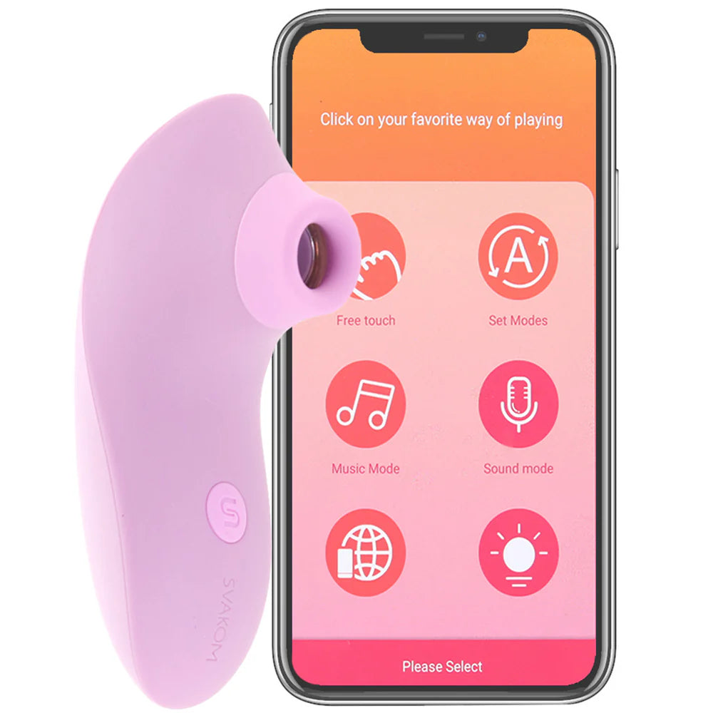 Svakom Pulse Lite Neo – App-Controlled Suction Stimulator in Lavender 💜✨