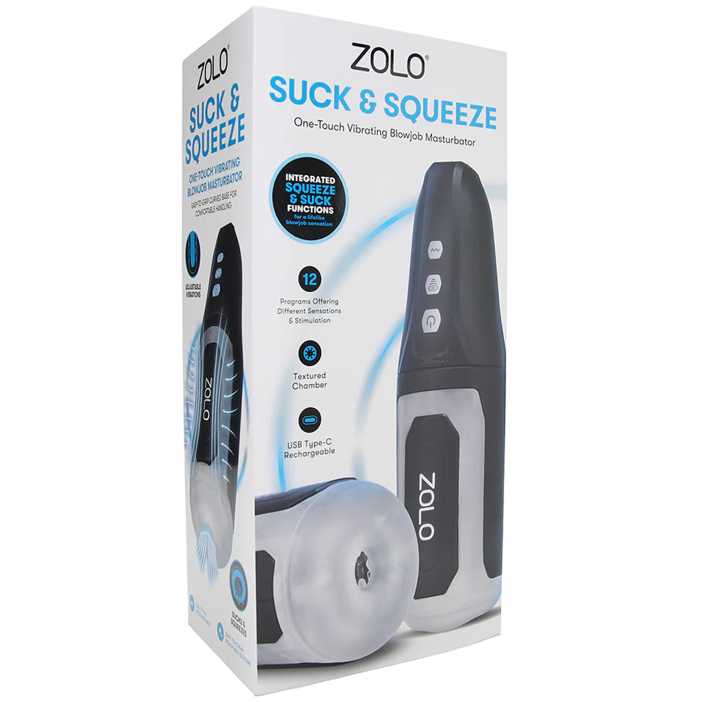 Zolo Suck and Squeeze Vibrating Blowjob Massager