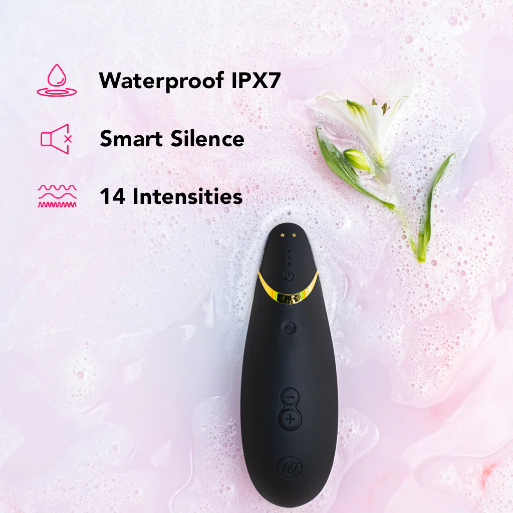 Womanizer Premium 2 Pleasure Air Stimulator in Black