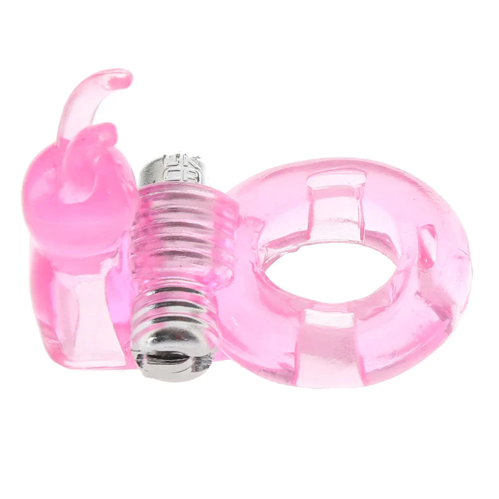Basic Essentials Bunny Enhancer Vibrating Cock Ring