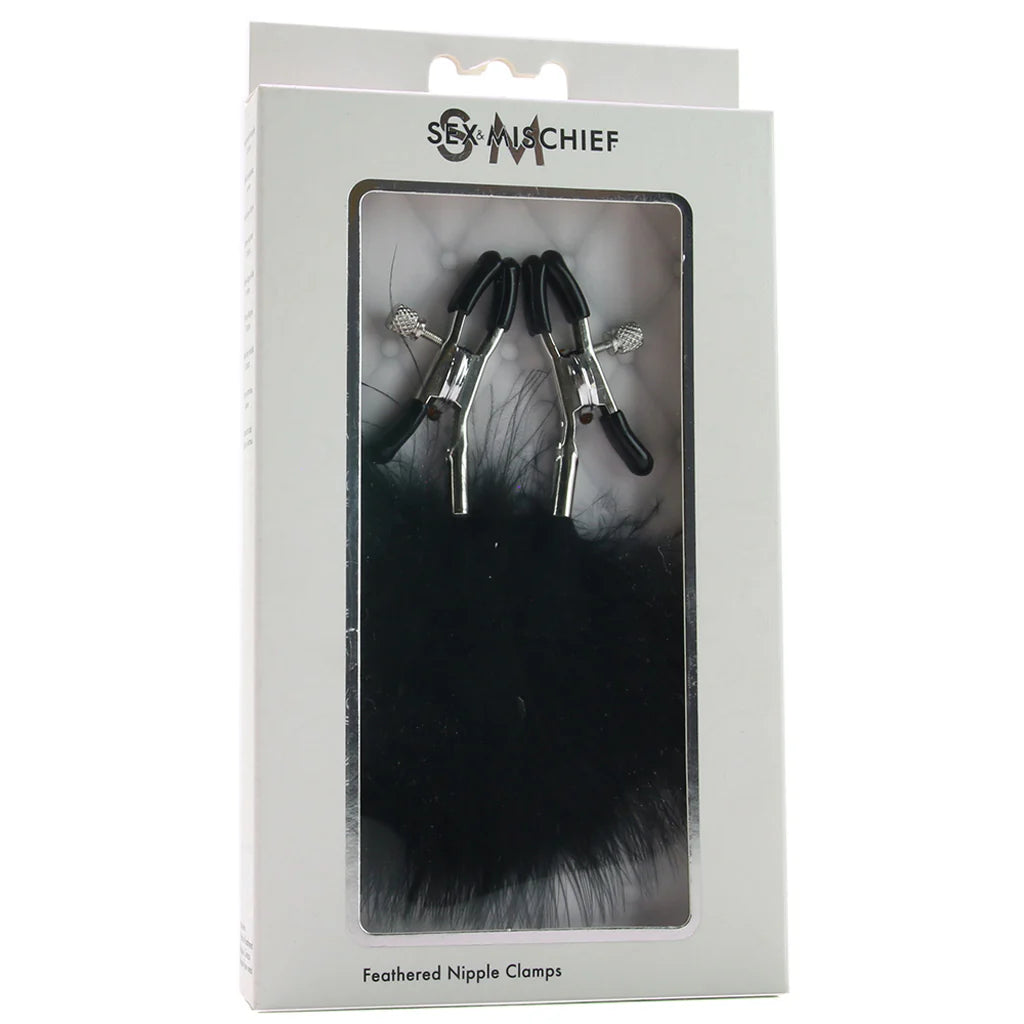 Feathered Nipple Clamps – Seduction Meets Sensation 🖤✨