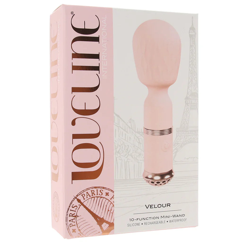 Loveline Velour Mini Wand Vibe