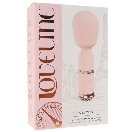 Loveline Velour Mini Wand Vibe