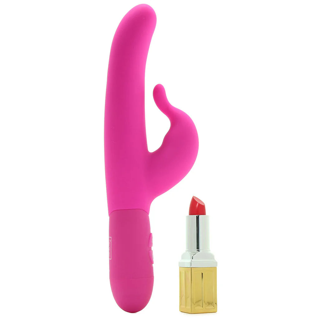 Posh 10-Function Silicone Teasing Tickler (Pink) – Dual Stimulation, Endless Vibes 💖🐇
