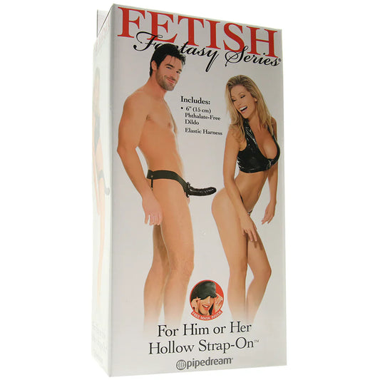 Fetish Fantasy Hollow Strap-On in Black
