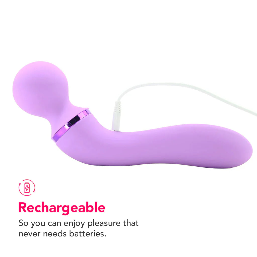 BodyWand Luxe 2-Way Wand – Blue